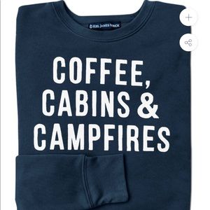 Kiel James Patrick coffee and cabin sweatshirt